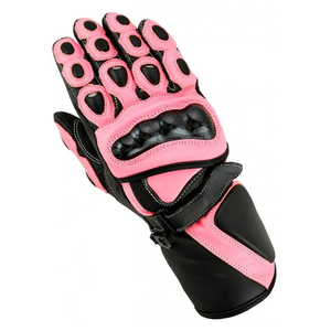 Guantes de Protección Completa para Manos de Alta Calidad, Recubiertos de Poliuretano, de Cuero Azul y Blanco, Antideslizantes, para Montar al Aire Libre, Unisex, con Cierre de Gancho y Bucle - Product Image 5