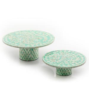 Soporte de plato de pastel plegable multifuncional con parte superior redondeada decorativa de buena calidad juego de soporte de servidor de pastel personalizado - Product Image 3