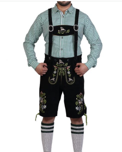 Oktoberfest en cuir de qualité supérieure Lederhosen traditionnel bavarois pour hommes - Product Image 6