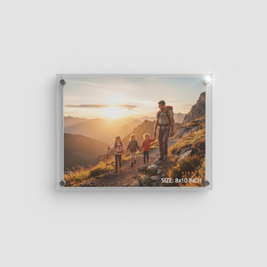 Marco de Fotos Acrílico Flotante de Primera Calidad 8*10, Resistente a los Rayos UV y a los Arañazos, para Exhibición en Pared/Mesa, Hogar, Oficina, Arte, Imágenes - Product Image 4