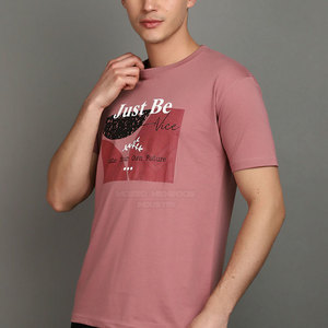 เสื้อยืดลำลองสำหรับผู้ชายออกแบบได้ตามที่ต้องการมีโลโก้พิมพ์บนหน้าจอ - Product Image 2