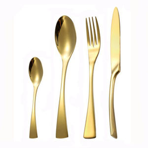 Gran oferta, juego de cubiertos con diseño impreso con bandera americana de mango de Metal, acabado plateado de acero inoxidable para restaurante de Hotel americano - Product Image 4