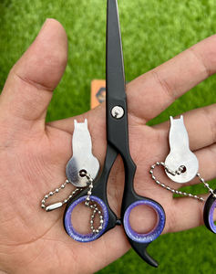 Tijeras de adelgazamiento de peluquero de acero inoxidable sostenible, herramienta de corte de pelo de hoja recta de nuevo estilo con función de seguridad, herramienta de belleza - Product Image 3