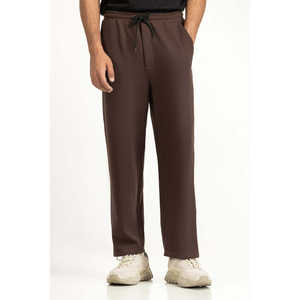 กางเกงจ็อกกิ้งเอวยางยืดพิมพ์โลโก้ได้ตามต้องการ รุ่น MN-JGP-WS25-002 กางเกงชิโน่ทรงหลวมสบายๆ ตกแต่งด้วยซิป - Product Image 2