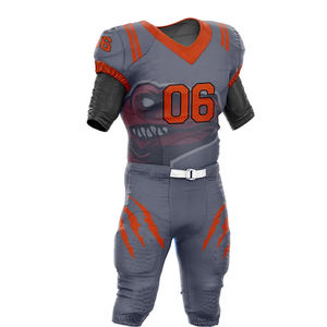 Camiseta de fútbol americano personalizada de alta calidad, nuevo diseño, uniformes universitarios sublimados, camisetas Vintage, Conjunto elegante con patrón de números - Product Image 1