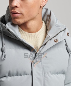 Chaqueta de Invierno Acolchada para Hombre, Abrigo Térmico con Capucha, Resistente al Viento, para Exteriores, Venta al Por Mayor - Product Image 5