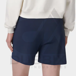 Pantalones cortos de mujer Fitness corto 100% algodón personalizable Logo pegatina Color patrón diseño pantalones cortos de mujer - Product Image 2