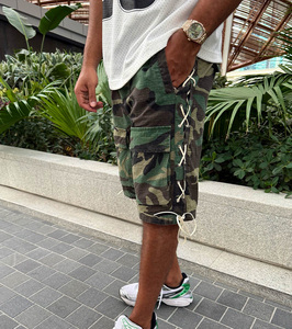 Hot Sale Custom Design 100% Cotton Screen Print Drawstring <b>Short</b> Casual Summer Vintage Lace <b>Cargo</b> <b>Shorts</b> <b>Shorts</b> for <b>Mens</b> - Product Image 5