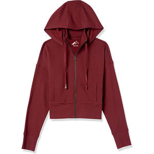 En stock Pull à capuche zippé Quarter Gym Sportswear Haut de survêtement pour femme Sweat à capuche court Design personnalisé HOODI - Product Image 1