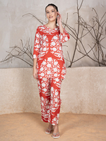 Ensemble de vêtements islamiques pour femmes en rayonne florale de qualité supérieure, pour l'automne, le bureau et la maison