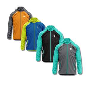 Chaqueta Cortavientos Transpirable, Chaqueta Cortavientos Impermeable para Exteriores, Diseño con Logotipo Bordado, Impreso y Gomado - Product Image 5