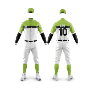 Ropa deportiva de béisbol de poliéster de alto rendimiento Uniformes ligeros personalizables con impresión de logotipo disponible - Product Image 1