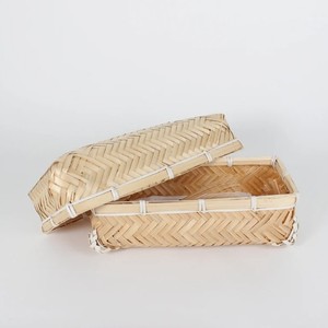 High Quality Bamboo Woven <b>Gift</b> <b>Box</b> Beautiful Eco Friendly Packaging Customization Handmade Storage <b>Boxes</b> - Product Image 6