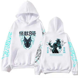 Sweat-shirt à capuche en tricot respirant pour homme et femme, style streetwear, avec col brodé, taille XS, léger, collection hiver - Product Image 2