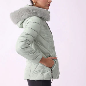 Chaqueta acolchada de invierno para mujer, proveedor mayorista OEM, fábrica directa, etiqueta privada, pedidos al por mayor - Product Image 2