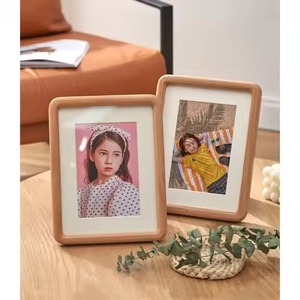 Cadre photo en bois naturel, cadeau d'anniversaire pour le salon, cadre photo mural, décoration de style vintage - Product Image 2