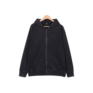 เสื้อสเวตเตอร์ถักมีฮู้ดสไตล์เกาหลีสำหรับผู้ชายเสื้อกันหนาวแบบสวมหัวทรงโอเวอร์ไซส์ลำลองให้ความอบอุ่นมีสไตล์สีทึบ - Product Image 1