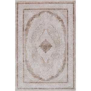 Tapis d'intérieur Netline 100% acrylique SE001, crème, moderne, Serenat, non-muant, facile à nettoyer, durable, 80x150cm, kg pour chambre à coucher, bureau, Home Depot - Product Image 3