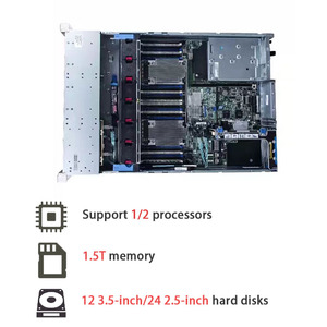 HPE <span class=keywords><strong>ProLiant</strong></span> DL380 DL360 Gen10 2U Rack-Server Intel Xeon CPU Hochleistungs-Rechenzentrum-Virtualisierung - Product Image 2