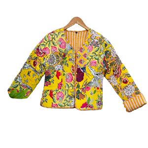 Best Quality Patchwork Cotton <b>Kantha</b> Quilted Unisex Finished Breathable Customized Size Long Short Hand Stitched Winter Autumn - Product Image 1