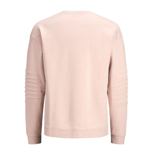 เสื้อสเวตเชิ้ตแขนยาวผู้ชายคุณภาพสูงสำหรับฤดูหนาว ผ้าฝ้าย พิมพ์โลโก้ได้ คอวี ทรงโอเวอร์ไซส์ กันลม เป็นมิตรกับสิ่งแวดล้อม - Product Image 3