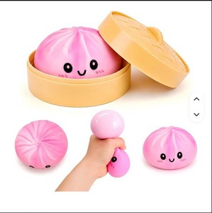 New Fun Mystery <b>Squishy</b> Purple Holographic Dumpling - Product Image 2
