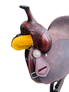 Vente en gros de selle anglaise originale faite à la main de 14 à 18 pouces siège d'équitation en cuir de vache personnalisé style équestre occidental - Product Image 3