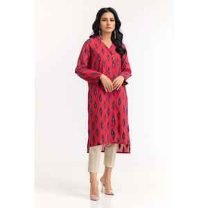 Chemise en jacquard rouge pour femme, brodée, en popeline, soie, mousseline de coton, motif floral et à carreaux, style décontracté long pour le printemps et l'automne, taille XL - Product Image 5