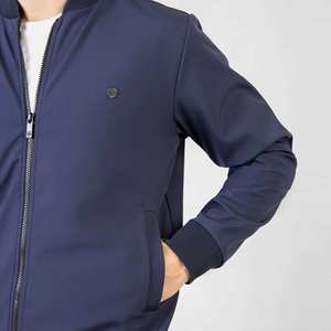 Chaqueta Bomber Premium Estilo Urbano con Logotipo Bordado en la Parte Delantera, Diseño Personalizado OEM ODM, Venta al Por Mayor, Resistente al Viento, Unisex - Product Image 3