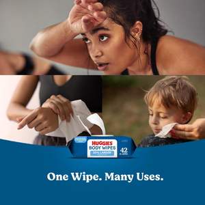 Lingettes Huggies Extra Large non parfumées, 3 paquets à ouverture facile, 126 lingettes - Product Image 6