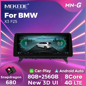 MEKEDE <span class=keywords><strong>680</strong></span> 3D UI IPS écran voiture lecteur DVD <span class=keywords><strong>GPS</strong></span> Navigation pour BMW X3 F25 prise en charge DVR DSP <span class=keywords><strong>GPS</strong></span> WIFI 4G sans fil Android Auto - Product Image 2
