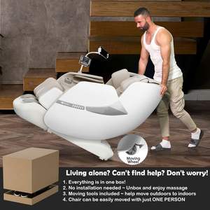 Nuevo Sillón de Masaje 3D A18 de Última Generación, Masaje Corporal Completo, Gravedad Cero, Silla Reclinable de Masaje Shiatsu con Calor, Control por IA, Escaneo Corporal - Product Image 3