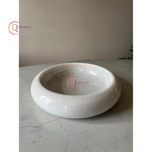 Vajilla de diseño maravilloso, cuenco para servir frutas de mármol blanco, cuenco de comida de estilo japonés con nuevo patrón de aspecto para vajilla en venta superior - Product Image 6