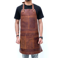 Delantal Profesional Resistente, Talla Ajustable, para Hombres, Barbería, Cocina, Uso Alimentario, Calidad Premium, Color y Logotipo Personalizables