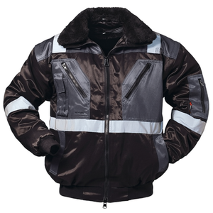 Combi Pilot Jacket 4 in 1 Kirkenes Size M Black/Grey <b>Raincoat</b> for Norway - Product Image 2