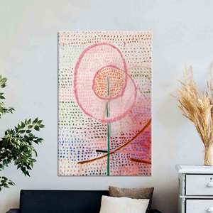 Tableau imprimé sur toile : Décoration abstraite rose épanouie, toile encadrée - Product Image 1