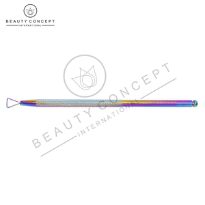 Empujador de cutículas de uñas de acero inoxidable para eliminar la piel muerta, herramientas de eliminación de esmalte de uñas de alta calidad, sostenible por concepto de belleza - Product Image 4