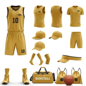 Ensemble de tenue de basketball personnalisée pour équipe, tissu de haute qualité pour les matchs de niveau tournoi et les séances d'entraînement - Product Image 1