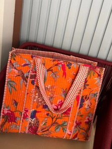 Vintage Lady Winter Fashion Velvet Quilted Cotton Tote <b>Bags</b> with Zipper Closure Lightweight <b>Canvas</b> Lining for <b>Shopping</b> & Travel - Product Image 2