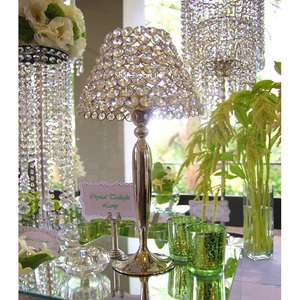 Grand Porte-Bougie en Cristal Métallique Argenté Chatoyant, Boule de Fleurs, Centre de Table pour Mariage, Événements à Domicile, Décoration d'Allée - Product Image 5