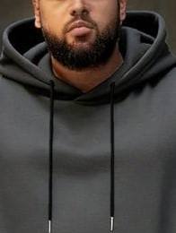 Nuevo Conjunto de Traje de Invierno con Capucha para Hombre, Talla Grande, Color Sólido, Cálido, 100% Algodón, Ligero, Alta Calidad, OEM, Venta al por Mayor, Diseño 2 en 1 - Product Image 2