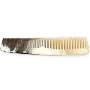 Custom Packaging Natural Buffalo Horn <b>Comb</b> for Gifting Purposes Buffalo Horn <b>Comb</b> with Ergonomic Handle by crescent crafts - Product Image 2