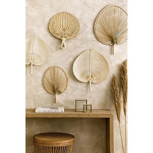 พัดลมใบปาล์มสำหรับตกแต่งงานปาร์ตี้เขตร้อนเป็นมิตรต่อสิ่งแวดล้อมจากเวียดนามขายดี - Product Image 3