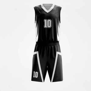 Fournisseur d'usine d'uniformes de basket-ball personnalisés tissu à séchage rapide évacuant l'humidité en polyester doux et respirant adapté aux équipes - Product Image 6