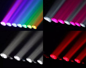 Đèn Pha Di Chuyển Lưỡi Dao Ánh Xạ Điểm Ảnh Ma Thuật <span class=keywords><strong>LED</strong></span> 7X15W 4 Trong 1 RGBW Với Ống Kính Tiên Tiến Cho Sự Kiện Dj Sàn Nhảy Sân Khấu - Product Image 5