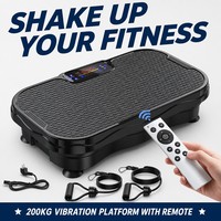 Plateforme vibrante 200 kg avec télécommande, planche vibrante pour entraînement corporel complet, équipement de fitness à domicile, OEM