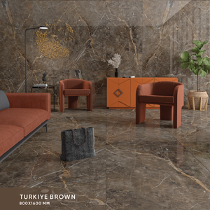 กระเบื้องแผ่นพอร์ซเลนขนาด800X1600มม. ดีไซน์ทันสมัยสำหรับอาคารสำนักงานกันไฟกันน้ำมีผลแกะสลักพื้นผิวมันวาวสูง - Product Image 2