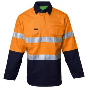 Seguridad reflectante de alta visibilidad para hombres, para camiseta, bambú/algodón, secado rápido, ropa de calle ecológica, ropa de trabajo para niños - Product Image 5