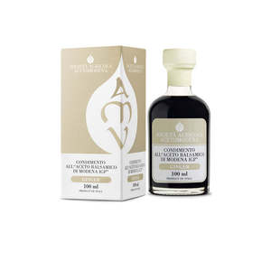 Acetomodena Modena PGI Vinaigrette Balsamique au Gingembre Noir Emilia-Romagna 100 ml 12 Bouteilles par Boîte - Product Image 1