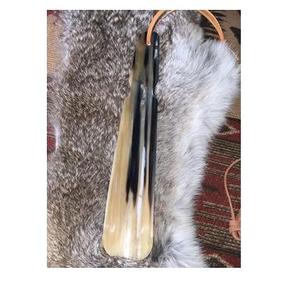 Litière de chaussures en corne de buffle naturelle fabriquée à la main accessoire classique pour hommes et femmes merveilleux morceau d'artisanat en cuir - Product Image 6